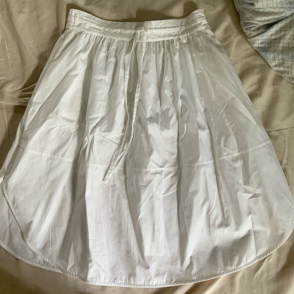 Vince Tie-Waist Midi Skirt